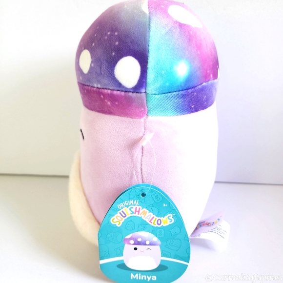 MINYA 🍄 the Mushroom Original Squishmallow by Kelly Toy ☆》NWT《☆ - Picture 2 of 7